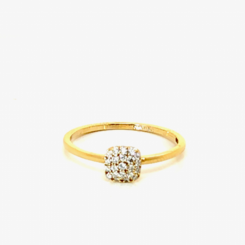  Anello in oro pave' diamanti Namuri presso Castignoli - Orologeria e gioielleria a Monza
